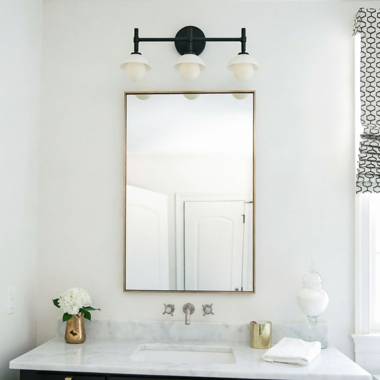 Glowen Alabaster Triple Wall Sconce