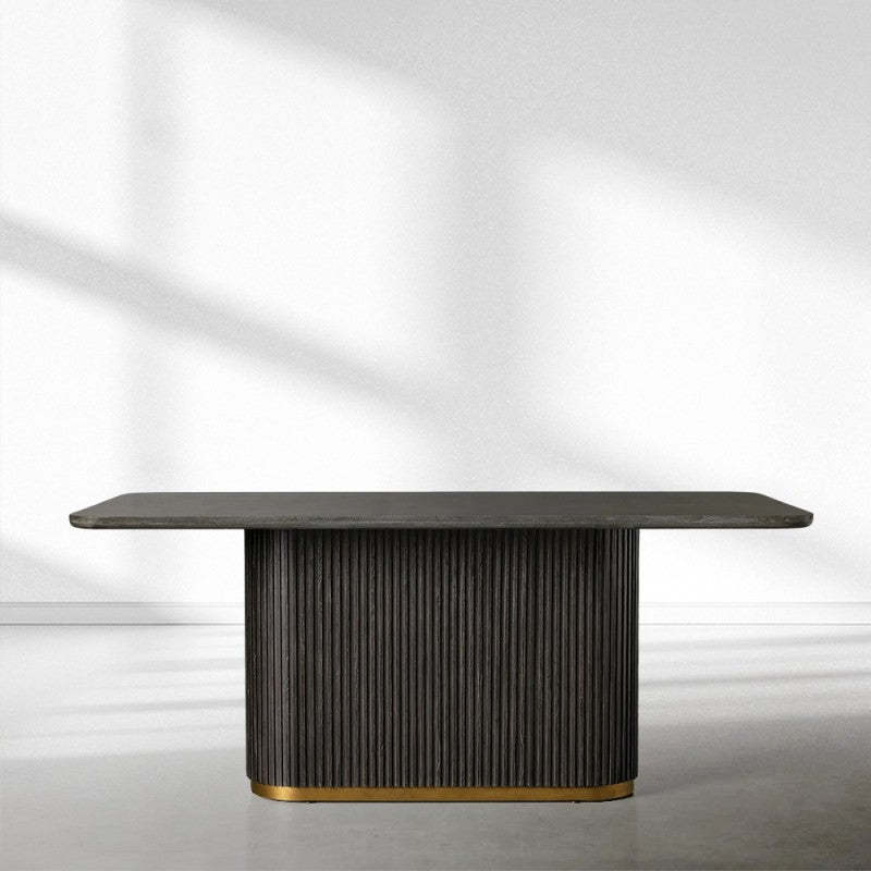 Finnley Dinning Table 108"/EBONY/BLUESTONE/108"x 60"