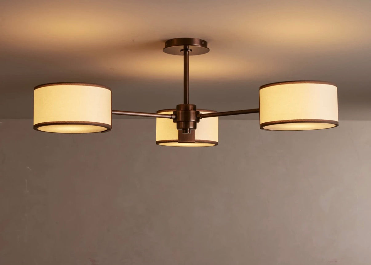 Daphne Fabric Flush Mount