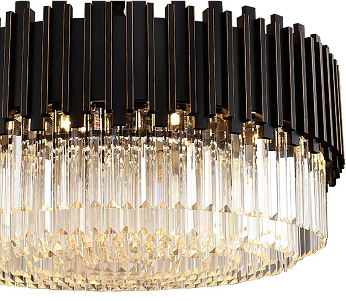 Backed Luxurious Crystal Chandelier Ceiling Lights