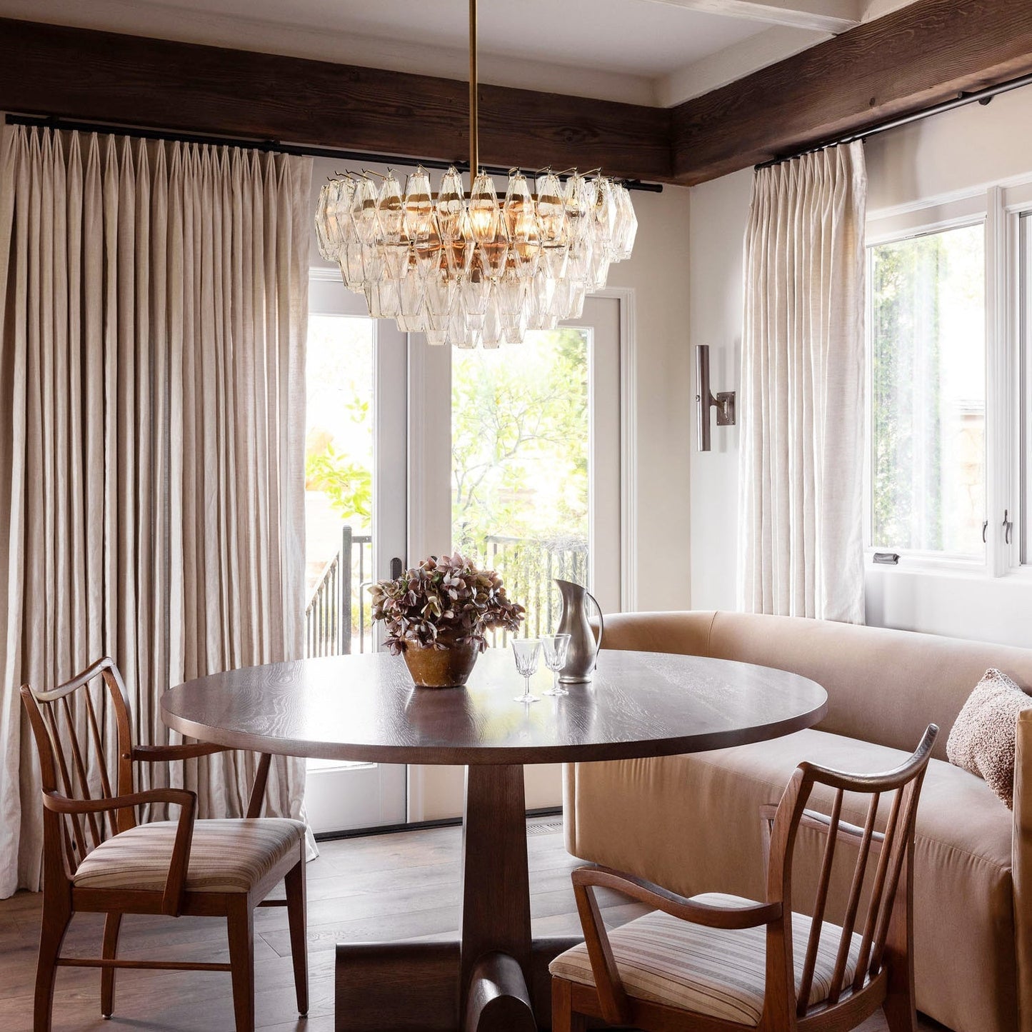 Florence Glass Round Chandelier