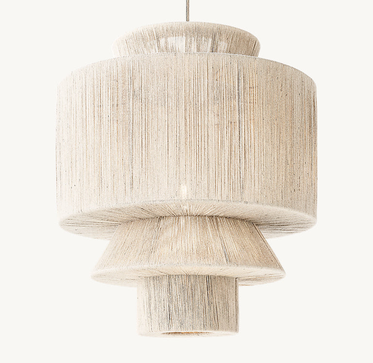 Amaya Jute Tall Pendant