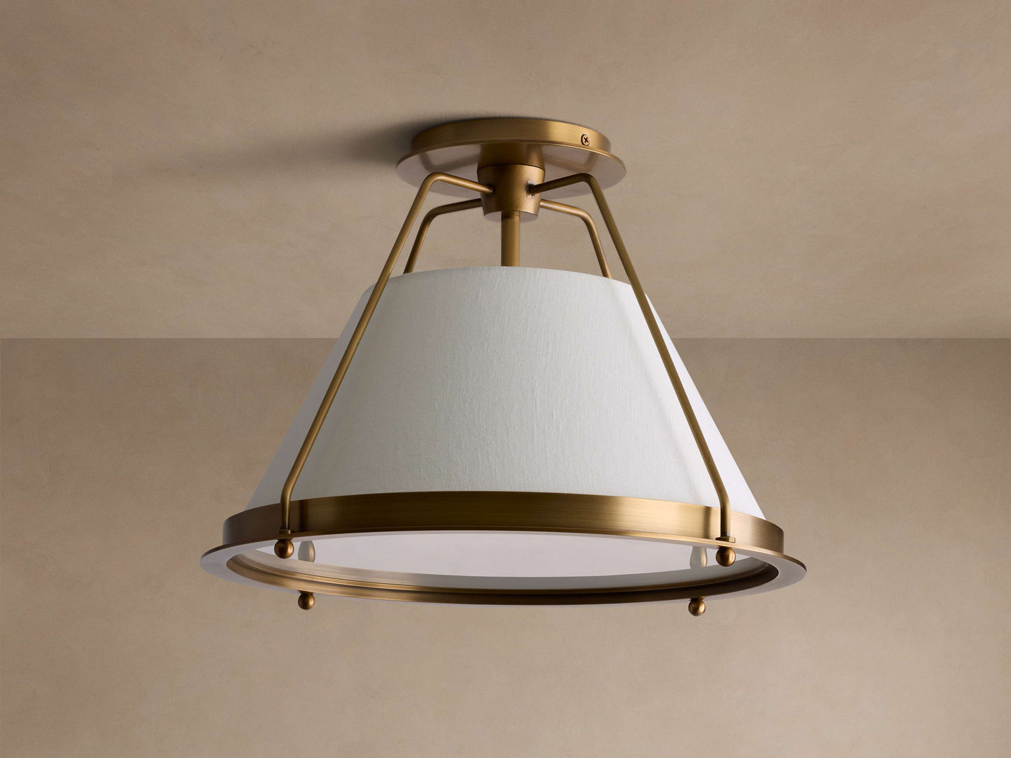 SHELTON FLUSH MOUNT