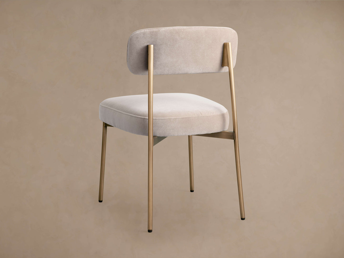 Billie Dining Chair in Antique Brass