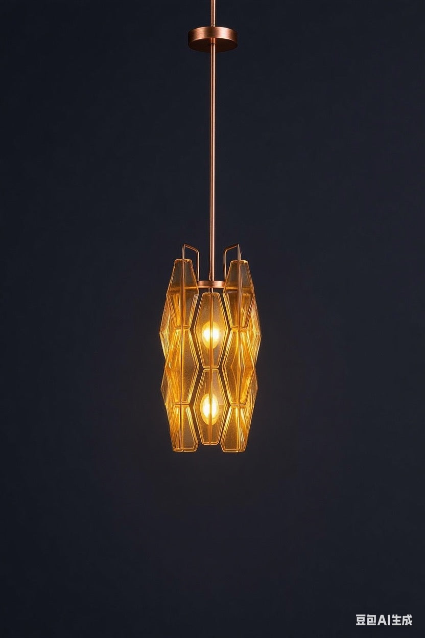 Chiaravalle Glass Tiered Pendant 12"D x 20" H ( customize)