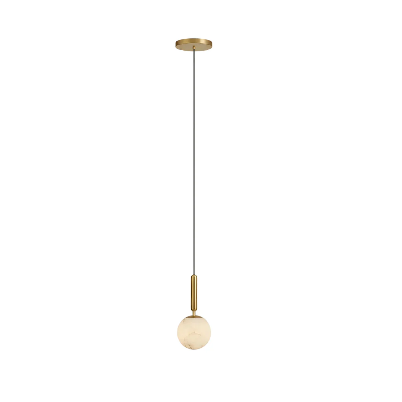 Basso Alabaster Single  Drop Pendant