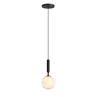 Basso Alabaster Single  Drop Pendant