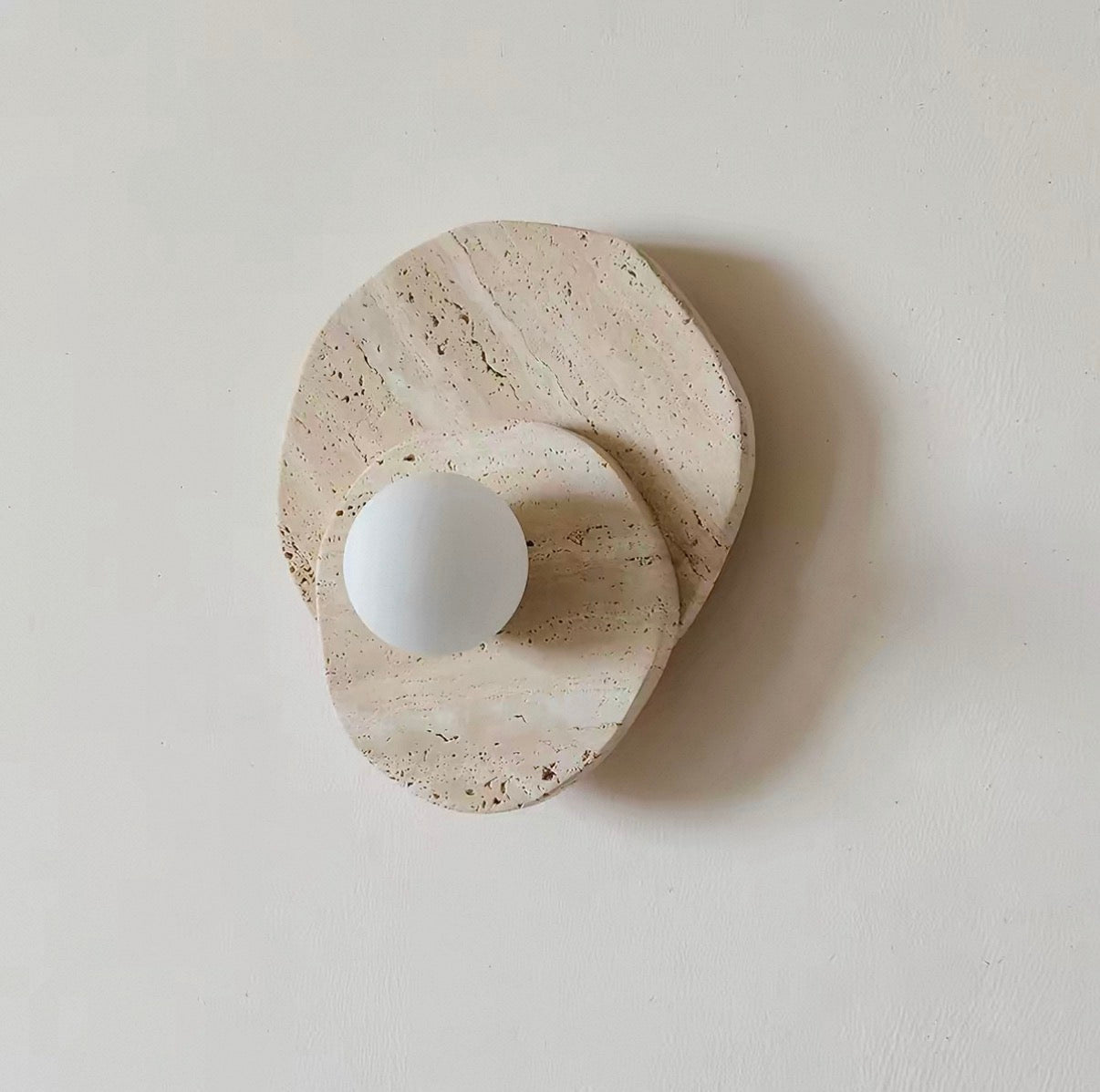 Travertine Wall Sconce
