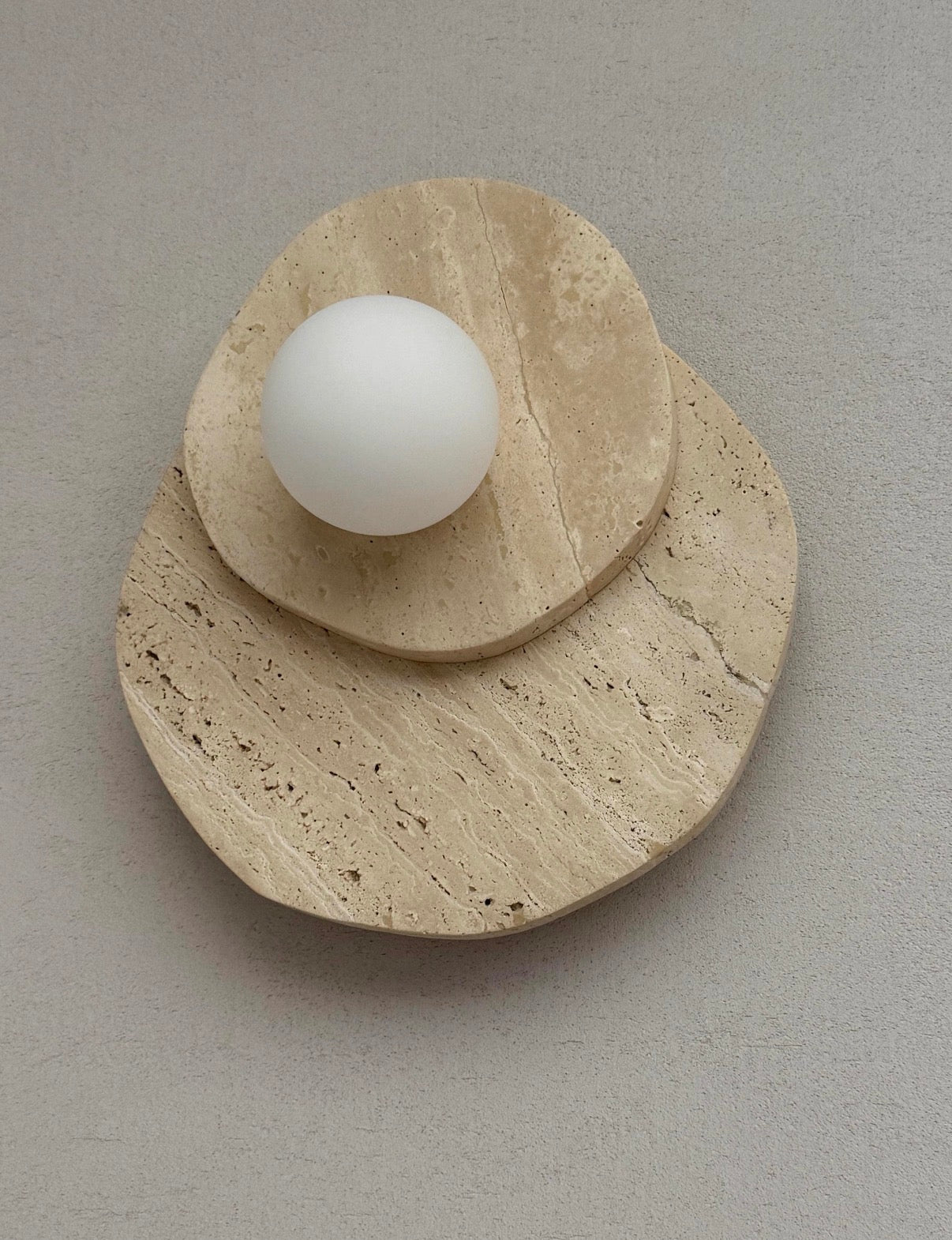 Travertine Wall Sconce