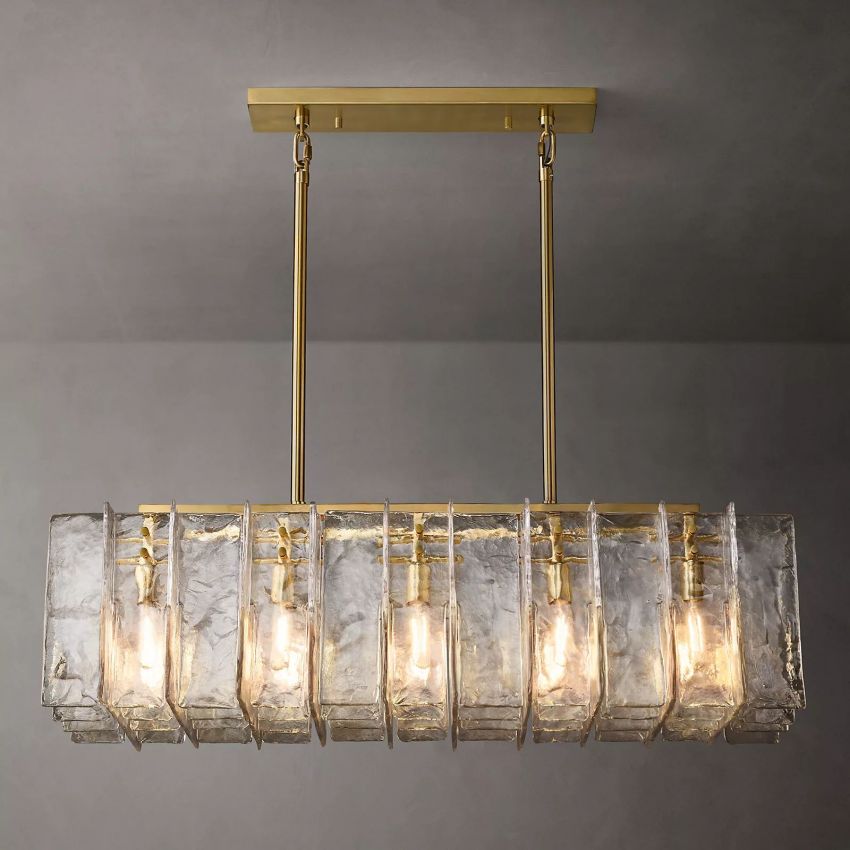 Lanttace Linear Chandelier 49" 10-Lights