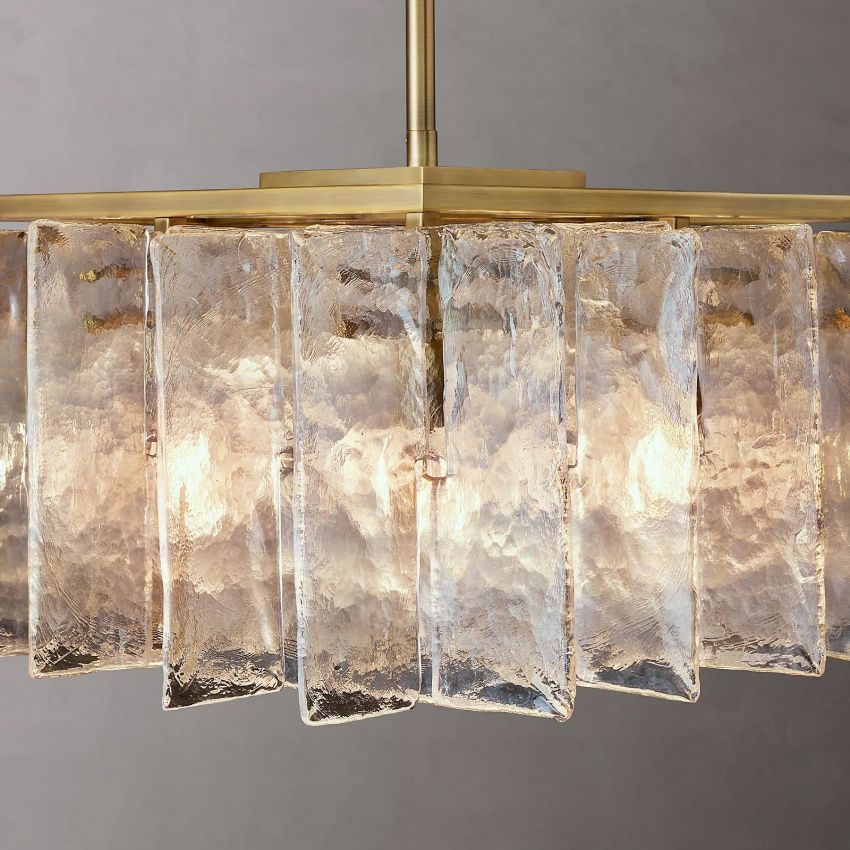 Lanttace Linear Chandelier 49" 10-Lights