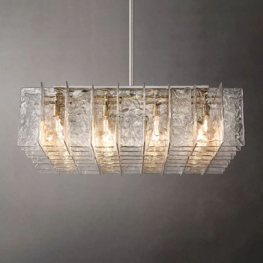Lanttace Square Chandelier 48" 16-Lights