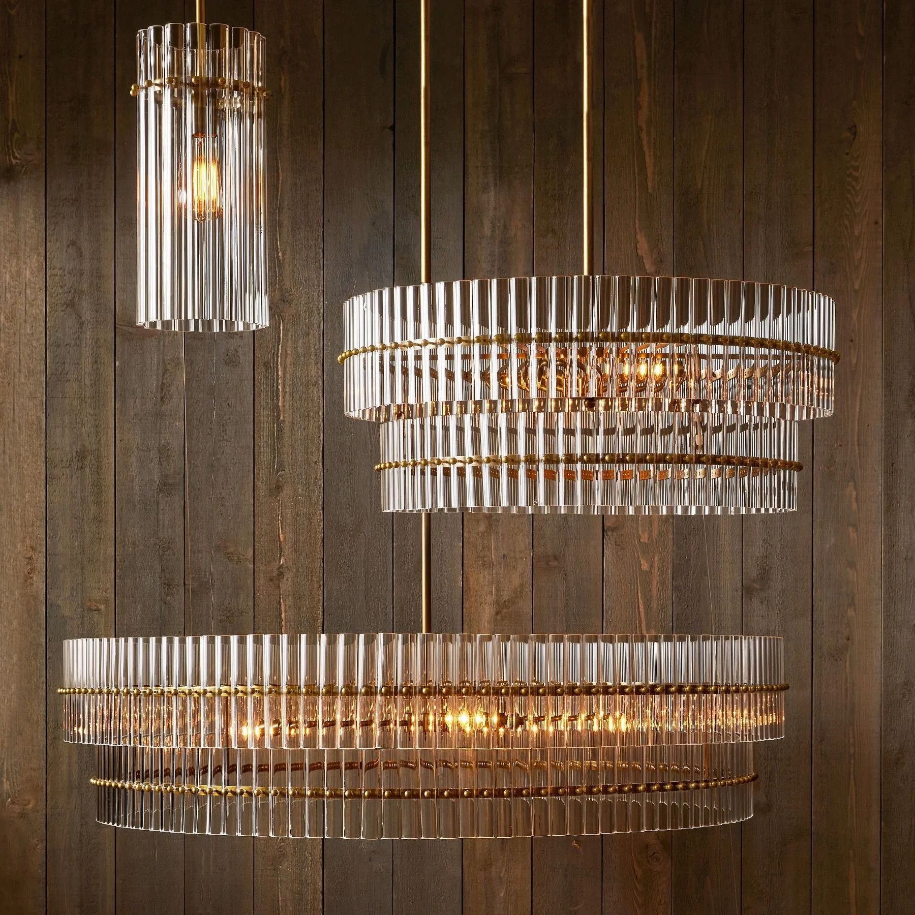 Marlly Glass  Round Chandelier-Vancei