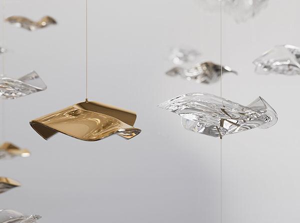 Tidal Art Glass Pendants (Without canopy)