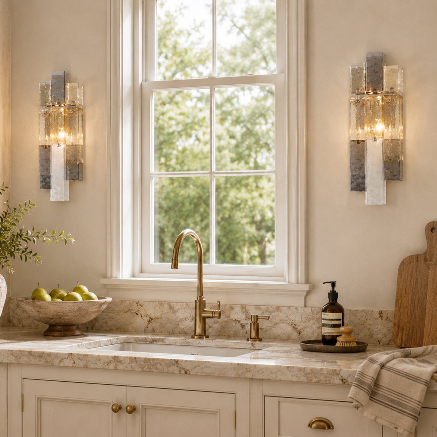 Altesa Square Glass Wall Sconce