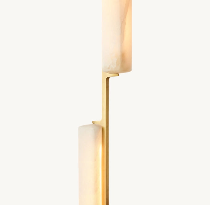 Audubon Alabaster Linear Chandelier 54"
