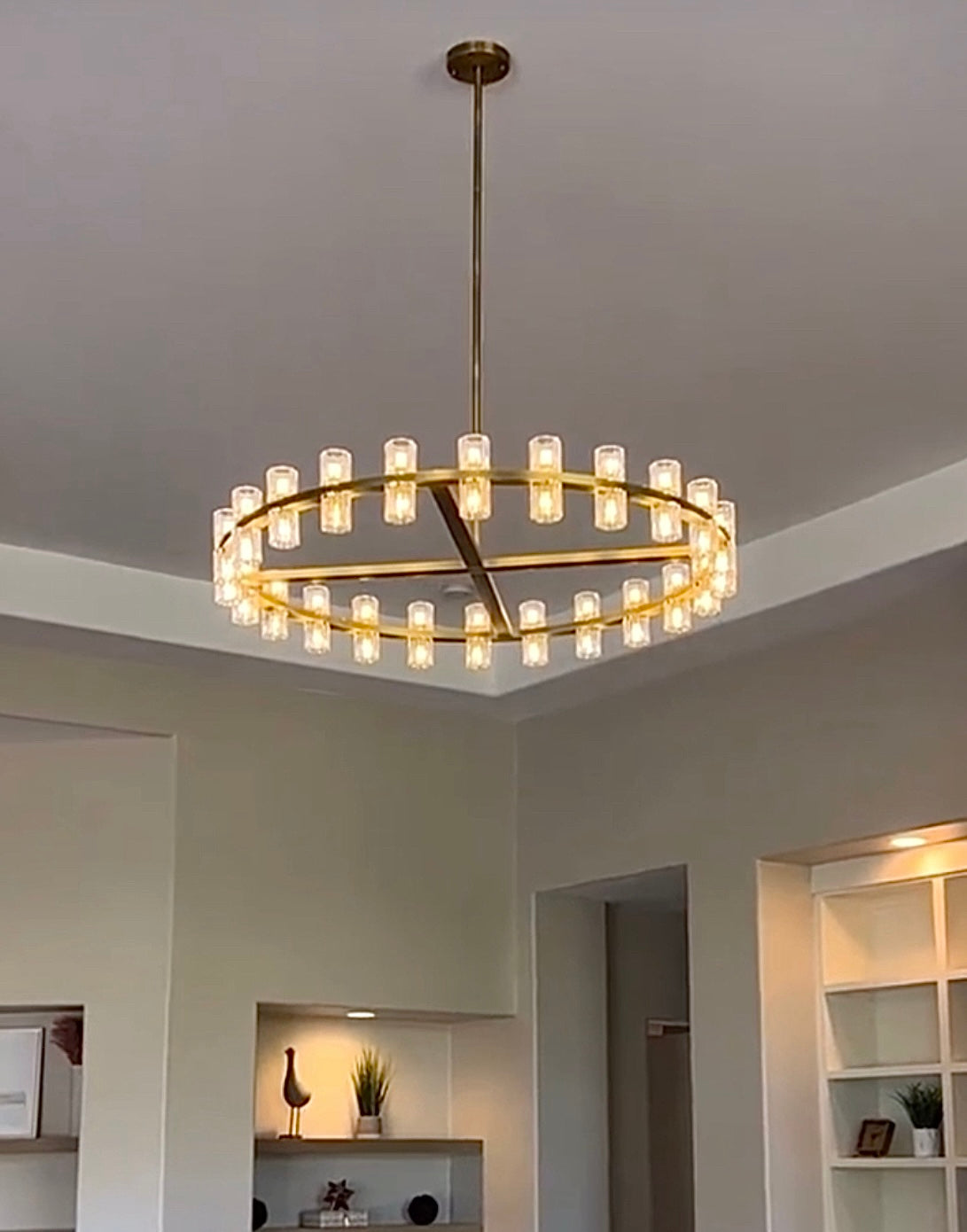 Arcachon Crystal Round Chandelier 42"（customized size）