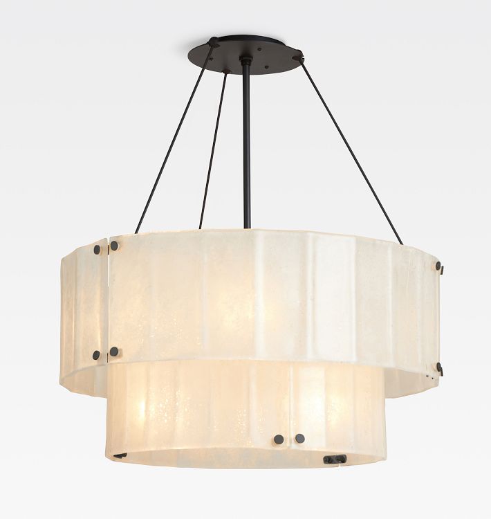 Willamette 32" Double Tier Crystal Chandelier