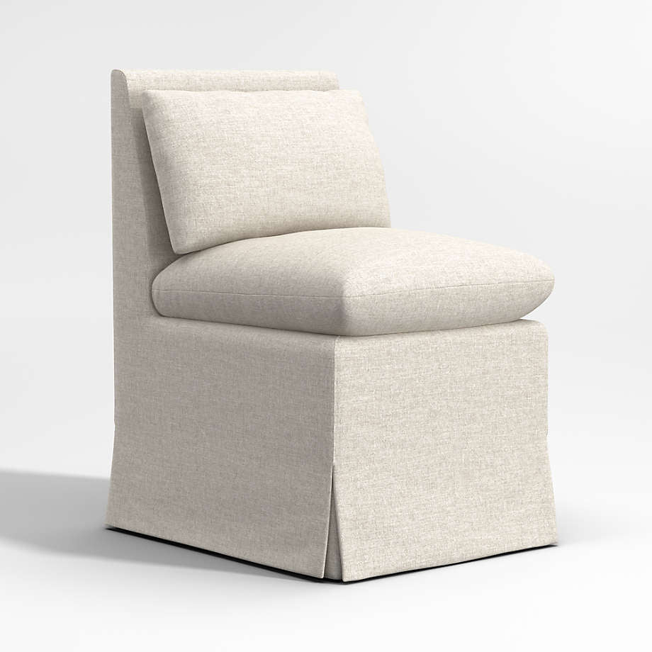 Belmar Ivory Upholstered Dining Arm Chair