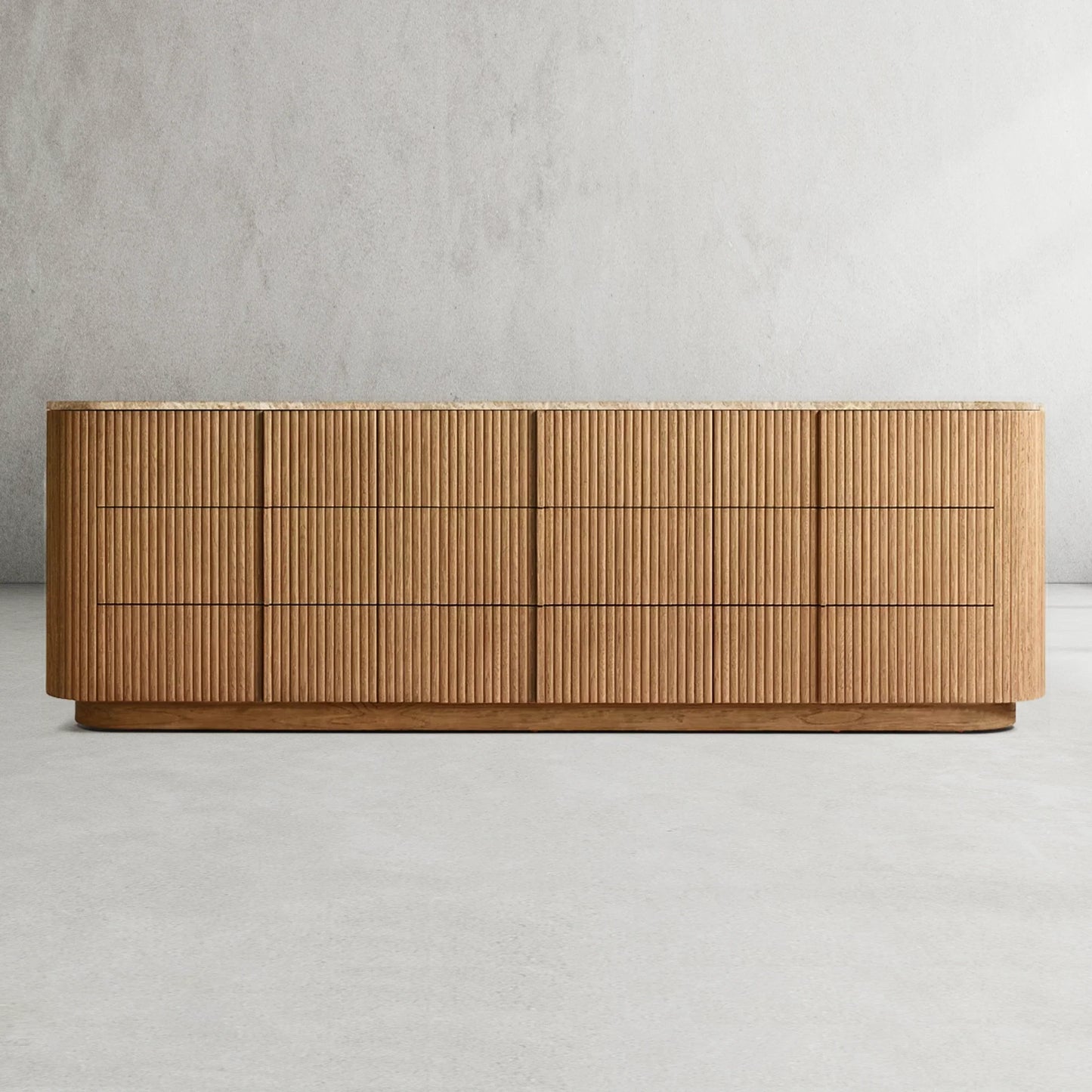 Mulholland Modern Stone 9-Drawer Dresser