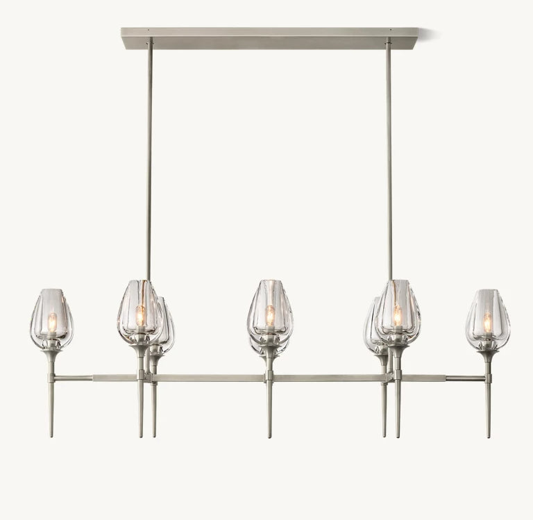 Tulip Linear Chandelier 52"